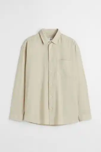 H&M Camisa en mezcla de lino relaxed fit oferta