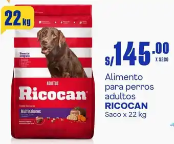 Makro Alimento para perros adultos RICOCAN Saco x 22 kg oferta