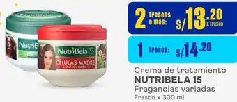 Makro Crema de tratamiento NUTRIBELA 15 Fragancias variadas Frasco x 300 ml oferta
