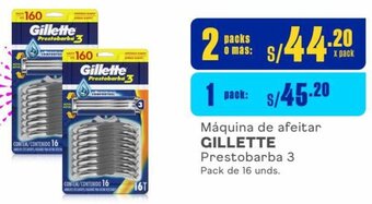 Makro Máquina de afeitar GILLETTE Prestobarba 3 Pack de 16 unds. oferta
