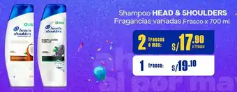 Makro Shampoo HEAD & SHOULDERS Fragancias variadas Frasco x 700 ml oferta