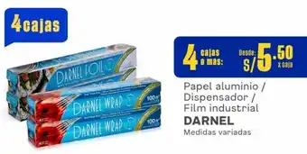 Makro Papel aluminio / Dispensador / Film industrial DARNEL Medidas variadas oferta