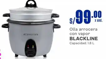 Makro Olla arrocera con vapor BLACKLINE Capacidad: 1.8 L oferta
