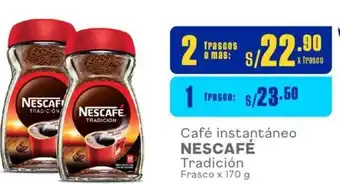 Makro Café instantáneo NESCAFÉ Tradición Frasco x 170 g oferta