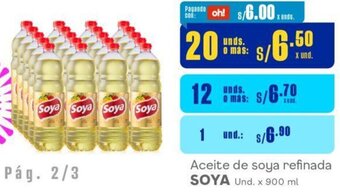 Makro Aceite de soya refinada SOYA Und. x 900 ml oferta