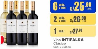 Makro Vino INTIPALKA Clásico Und. x 750 ml oferta