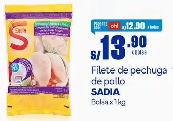 Plaza Vea Filete de pechuga de pollo SADIA Bolsa x 1kg oferta