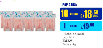 Plaza Vea Filete de swai 120-170 EASY Bolsa x 1 kg oferta