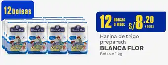 Plaza Vea Harina de trigo preparada BLANCA FLOR Bolsa x 1 kg oferta
