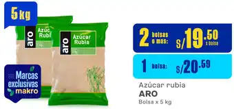 Plaza Vea Azúcar rubia ARO Bolsa x 5 kg oferta