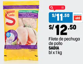 Plaza Vea Filete de pechuga de pollo SADIA blx1kg oferta