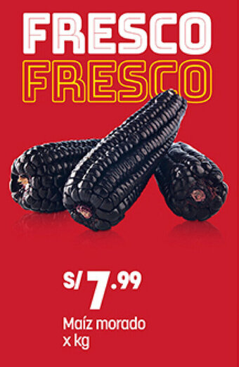 Plaza Vea Maíz morado x kg oferta