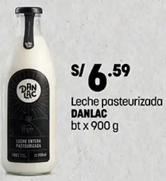 Plaza Vea Leche pasteurizada DANLAC bt x 900 g oferta