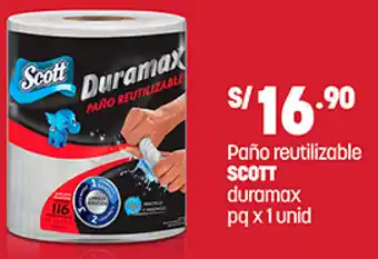 Plaza Vea Paño reutilizable SCOTT duramax pq x 1 unid oferta