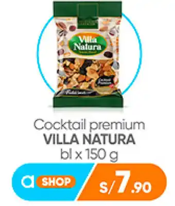 Plaza Vea Cocktail premium VILLA NATURA bl x 150 g oferta