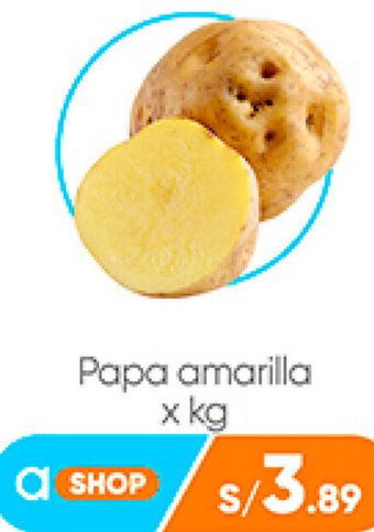 Plaza Vea Papa amarilla x kg oferta