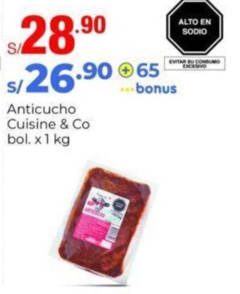 Metro Anticucho Cuisine & Co bol. x 1 kg oferta