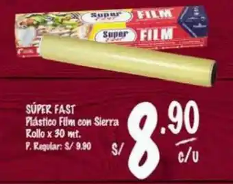 MaxiAhorro SÚPER FAST Plástico Film con Sierra Rollo x 30 mt. oferta
