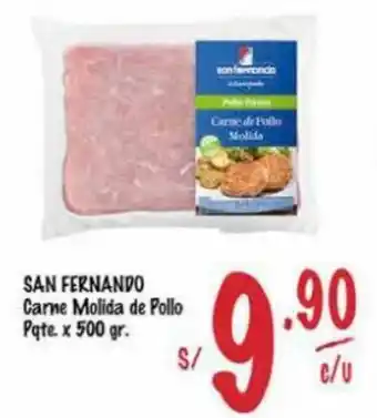 SAN FERNANDO Carme Molida de Pollo Pqte. x 500 gr.