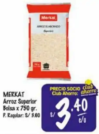 MaxiAhorro MERKAT Arroz Superior Bolsa x 750 gr. oferta