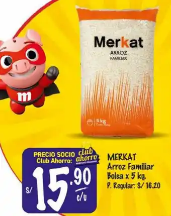 MaxiAhorro MERKAT Arroz Familiar Bolsa x 5 kg. oferta