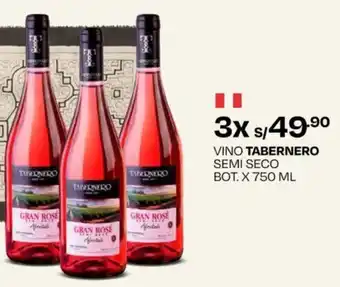 Wong VINO TABERNERO SEMI SECO BOT. X 750 ML oferta