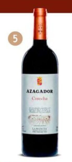 Wong VINO AZAGADOR COSECHA BOT. X 750 ML oferta