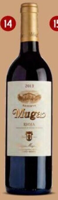 Wong VINO MUGA RESERVA BOT. X 750 ML oferta