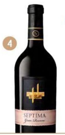 Wong VINO SEPTIMA GRAN RESERVA BOT. X 750 ML oferta