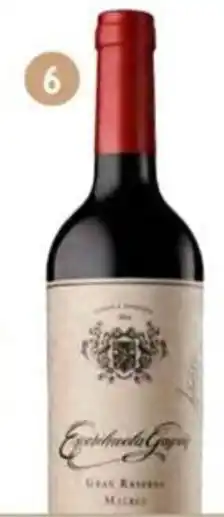 Wong VINO ESCORIHUELA GASCÓN GRAN RESERVA MALBEC BOT. X 750 ML oferta