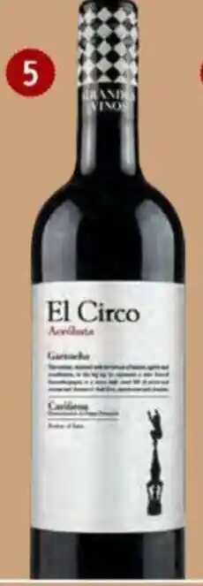 Wong VINO EL CIRCO BOT. X 750 ML oferta