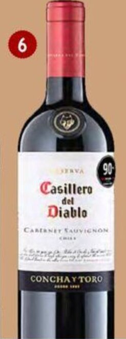 Wong VINO CASILLERO DEL DIABLO BOT. X 750 ML oferta