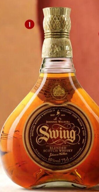 Wong WHISKY JOHNNIE WALKER SWING BOT. X 750 ML oferta