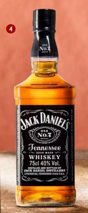 Wong WHISKEY JACK DANIEL'S BOT. X 750 ML oferta