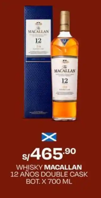 Wong WHISKY MACALLAN 12 AÑOS DOUBLE CASK BOT. X 700 ML oferta