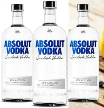Wong VODKA ABSOLUT BLUE ORIGINAL BOT. X 1L oferta