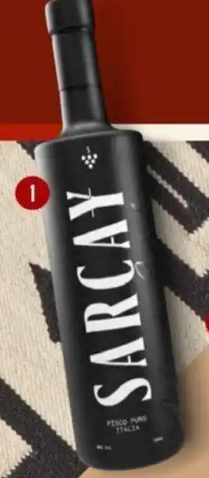 Wong PISCO SARCAY BLACK EDITION ITALIA BOT. X 750 ML oferta