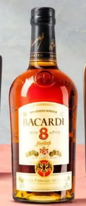 RON BACARDÍ RESERVA OCHO BOT. X 750 ML