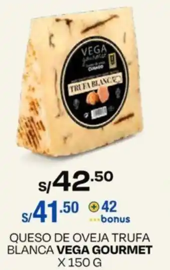 Wong QUESO DE OVEJA TRUFA BLANCA VEGA GOURMET x 150g oferta