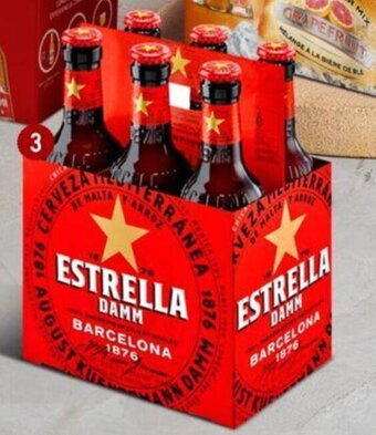 Wong CERVEZA ESTRELLA DAMM PACK 6 BOT. X 330 ML oferta