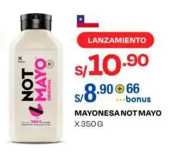 Wong MAYONESA NOT MAYO X 350 G oferta