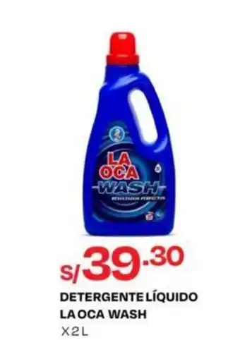 Wong DETERGENTE LÍQUIDO LA OCA WASH X 2L oferta