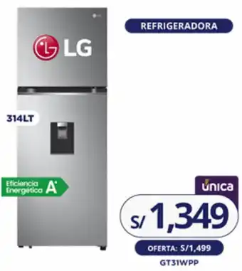 Tiendas EFE LG REFRIGERADORA 314LT oferta