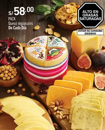 Vivanda PACK Queso regionales De Cada Día oferta
