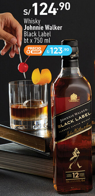 Vivanda Whisky Johnnie Walker Black Label bt x 750 ml oferta