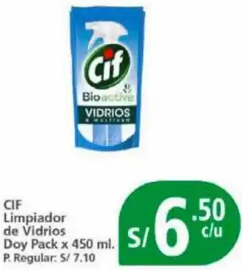 Mayorsa Cif Limpiador de Vidrios Doy Pack x 450ml oferta