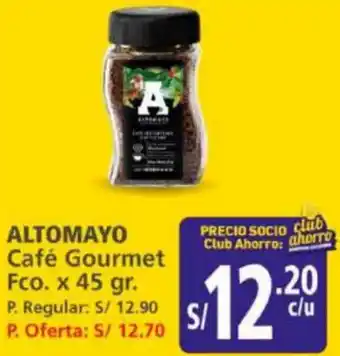ALTOMAYO Café Gourmet Fco. x 45 gr.