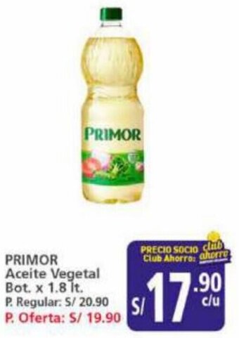 Mayorsa PRIMOR Aceite Vegetal Bot. x 1.8 it. oferta
