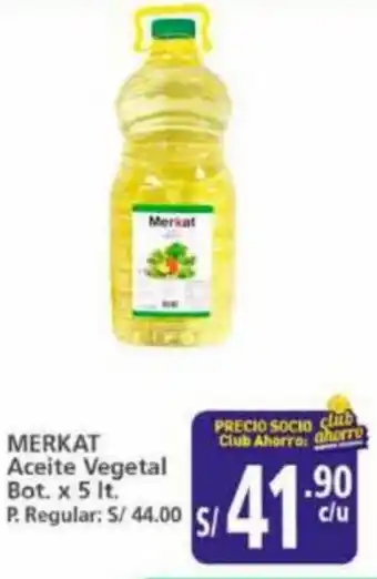 Mayorsa MERKAT Aceite Vegetal Bot. x 5 lt. oferta