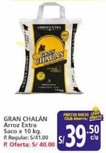 Mayorsa GRAN CHALÁN Arroz Extra Saco x 10 kg. oferta